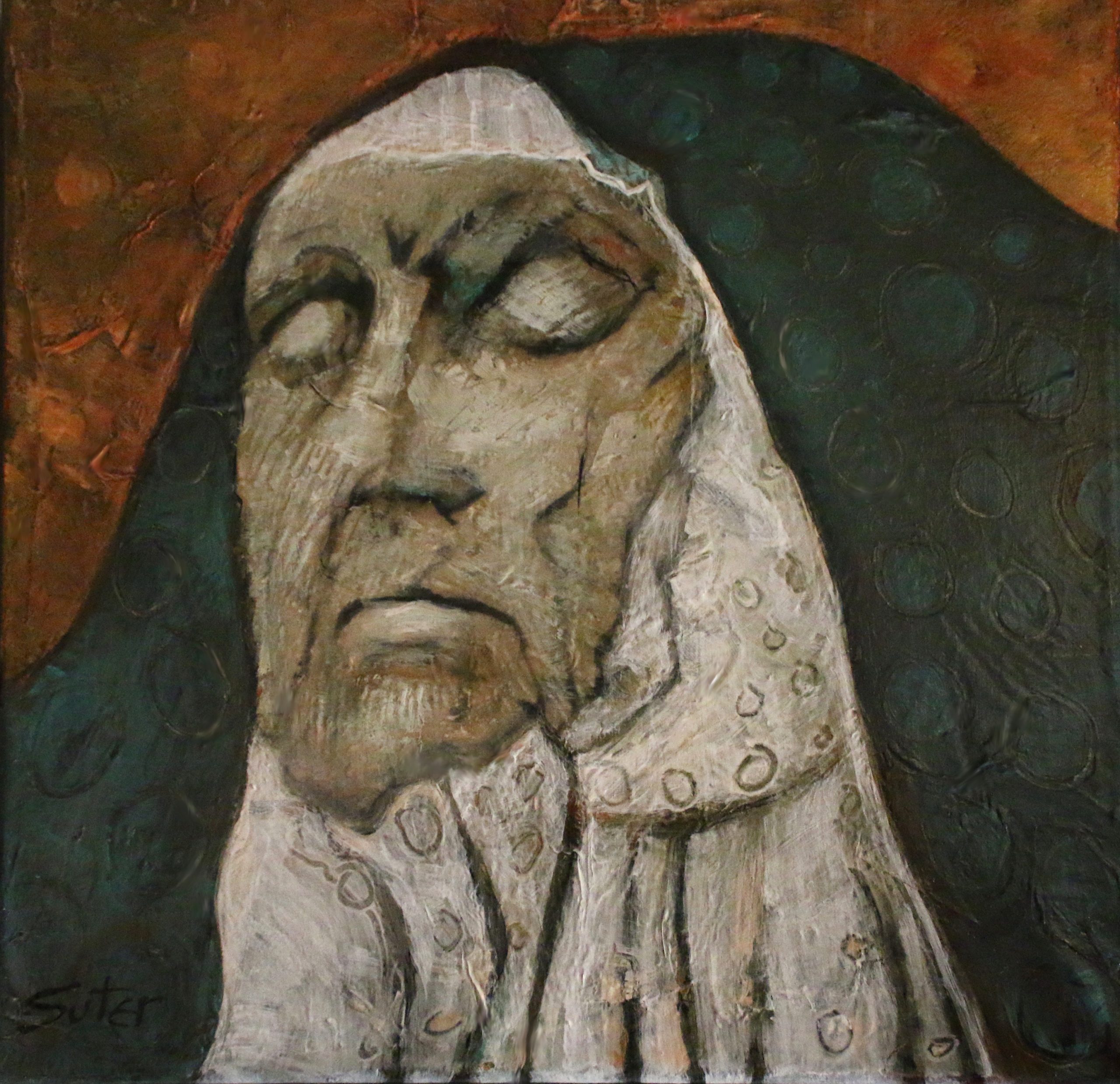 painting of a nun